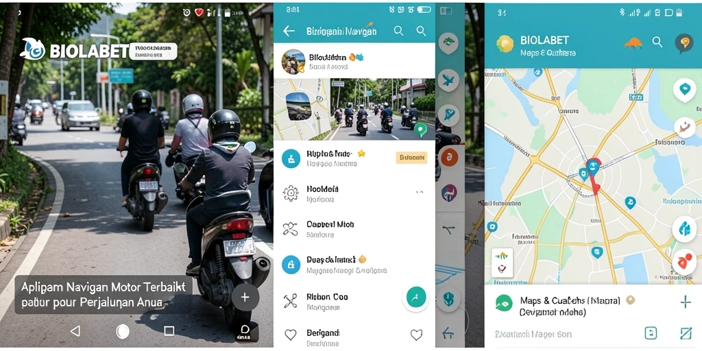 Antarmuka aplikasi BIOLABET dengan navigasi motor yang intuitif.