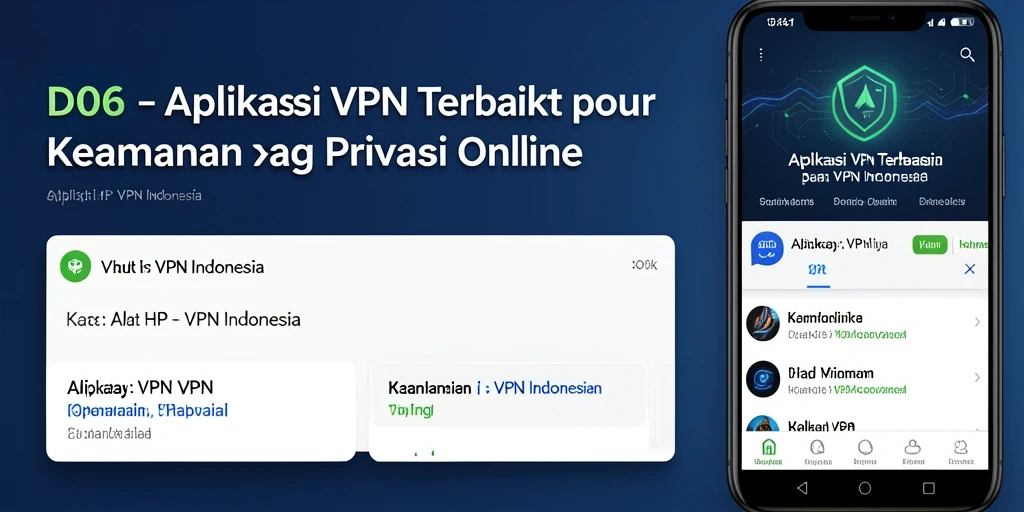 Antarmuka D06 yang mudah digunakan untuk pengaturan VPN.