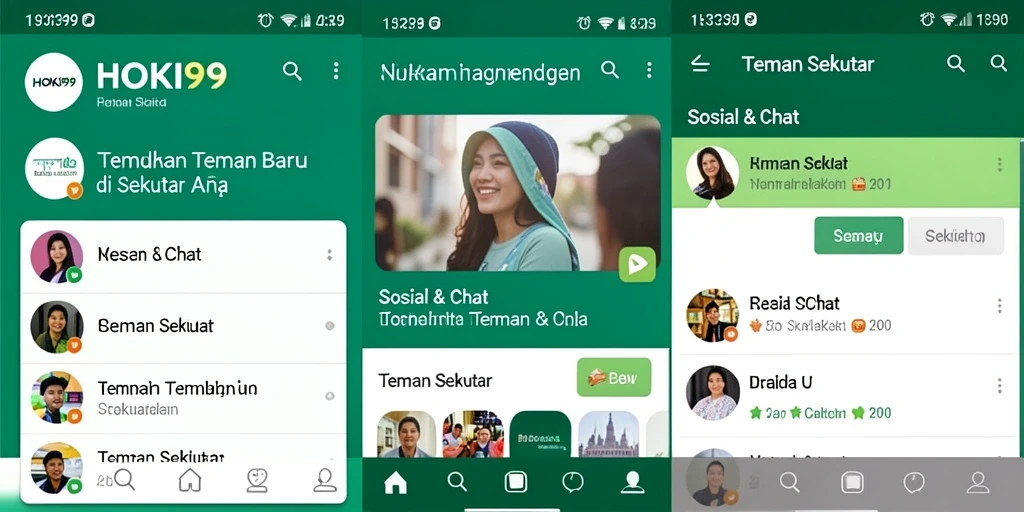 Antarmuka HOKI99 yang menarik dan intuitif untuk mencari teman.