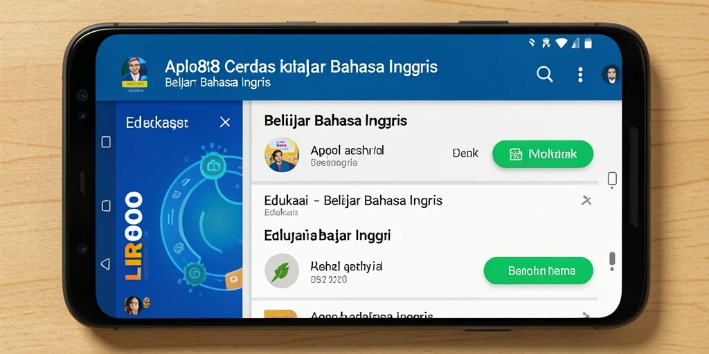 Antarmuka pengguna LPO88 yang menarik untuk belajar Bahasa Inggris.