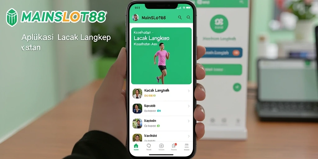 Tampilan antarmuka MAINSLOT88 dengan fitur Lacak Langkah yang jelas.
