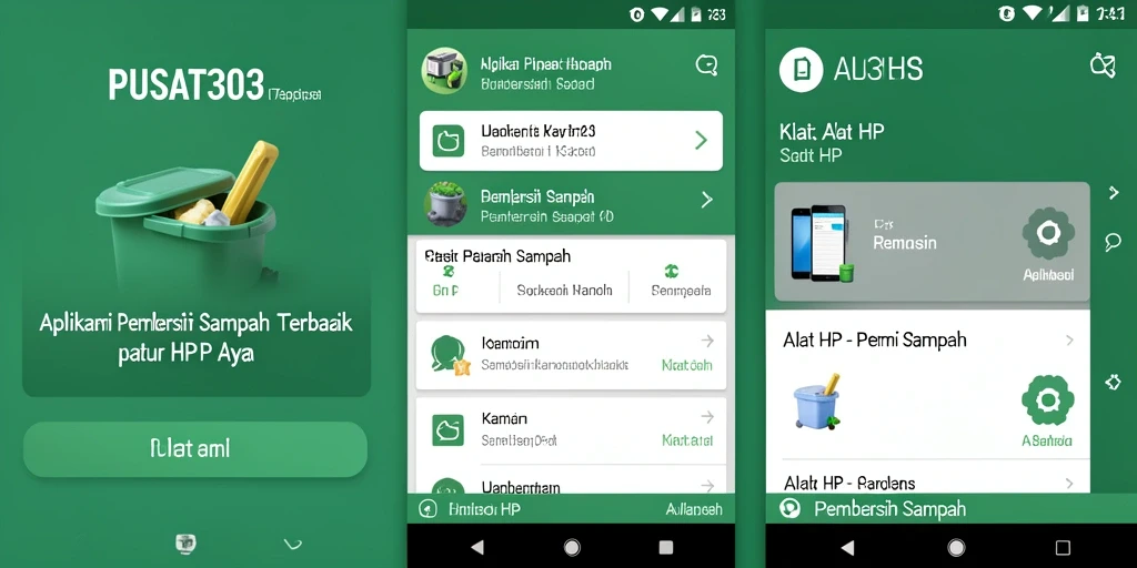 Tampilan antarmuka PUSAT303 yang bersih dan user-friendly.