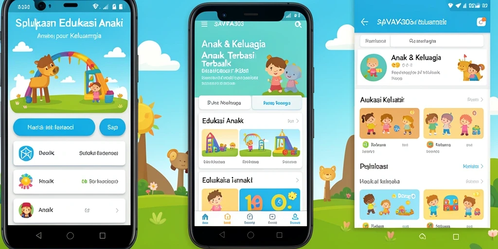 Antarmuka aplikasi SAVAYA303 yang menarik dan edukatif.