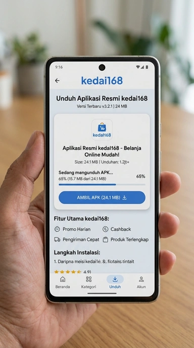 Panduan Unduh dan Instal APK kedai168 untuk Android